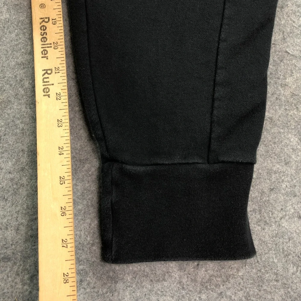 Jordan Men Sweatpants Medium Black Fleece Jumpman Logo Tapered Gym Workout